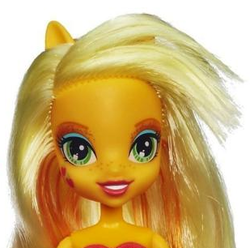 Size: 309x306 | Tagged: safe, applejack, equestria girls, g4, cropped, female, irl, photo, toy