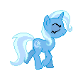 Size: 110x100 | Tagged: safe, artist:botchan-mlp, trixie, pony, unicorn, g4, animated, desktop ponies, female, mare, simple background, solo, sprite, transparent background, trotting, walk cycle