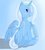 Size: 846x944 | Tagged: safe, artist:akkiv, trixie, alicorn, pony, g4, alicornified, blue background, female, race swap, simple background, sitting, solo, trixiecorn