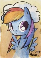 Size: 600x853 | Tagged: safe, artist:agnes garbowska, rainbow dash, g4, female, solo