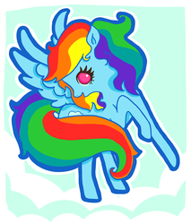 Size: 683x800 | Tagged: safe, artist:thegreatspid, rainbow dash, g4, female, solo