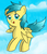 Size: 821x950 | Tagged: safe, artist:mysticvulpix, sunshower raindrops, g4, cloud, cloudy, female, solo