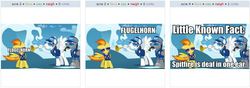 Size: 789x277 | Tagged: safe, fast clip, manerick, spitfire, whiplash, g4, my little pony: friendship is magic, wonderbolts academy, exploitable meme, flugelhorn, image macro, juxtaposition, juxtaposition win, maverick, meme