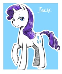 Size: 569x676 | Tagged: safe, artist:ya0427, rarity, g4, female, solo