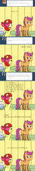 Size: 725x3500 | Tagged: safe, artist:pvryohei, apple bloom, scootaloo, ask apple bloom and diamond tiara, g4, ask, tumblr