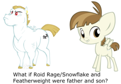 Size: 1580x1100 | Tagged: safe, bulk biceps, featherweight, pegasus, pony, g4, colt, duo, duo male, foal, male, meta, simple background, stallion, theory, transparent background