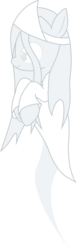 Size: 591x1920 | Tagged: safe, artist:animayhem, ghost, ghost pony, simple background, transparent background, yuurei