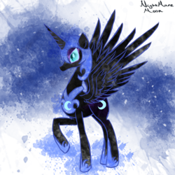 Size: 2000x2000 | Tagged: safe, artist:ponysketchy, nightmare moon, g4, female, solo