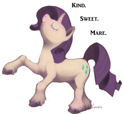 Size: 690x637 | Tagged: safe, artist:comickit, rarity, g4, female, solo, unshorn fetlocks