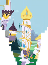 Size: 851x1138 | Tagged: safe, architecture, canterlot, tower