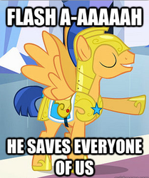 Size: 304x364 | Tagged: safe, flash sentry, equestria girls, g4, my little pony equestria girls, exploitable meme, flash gordon, flash sentry savior of the universe, image macro, male, meme, queen (band), solo