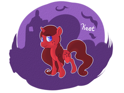 Size: 1024x768 | Tagged: safe, artist:cotton, oc, oc only, oc:keet, pony, unicorn, colt, irc, long mane, male, solo