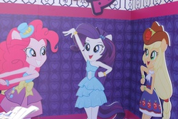 Size: 816x544 | Tagged: safe, applejack, pinkie pie, rarity, equestria girls, g4, l.a. film festival