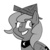 Size: 512x512 | Tagged: safe, artist:pembroke, princess luna, pony, moonstuck, g4, cartographer's cap, female, grayscale, hat, monochrome, simple background, solo, woona