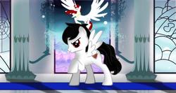 Size: 960x511 | Tagged: safe, artist:takeo, oc, oc only, oc:fausticorn, heart, lauren faust