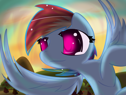 Size: 4000x3000 | Tagged: safe, artist:strangemoose, rainbow dash, g4, female, solo