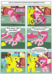 Size: 1024x1447 | Tagged: safe, artist:king-shoutmon, pinkie pie, oc, g4, comic