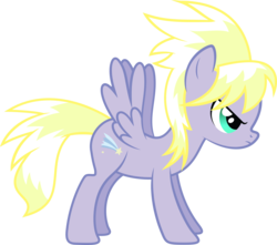 Size: 6183x5475 | Tagged: safe, edit, cloudchaser, pegasus, pony, g4, absurd resolution, dragon ball, female, mare, simple background, solo, spread wings, super saiyan, transparent background, vector, wings