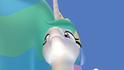 Size: 1366x768 | Tagged: safe, princess celestia, g4, 3d, female, gmod, rapeface, solo