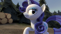 Size: 1600x900 | Tagged: safe, artist:stormtrooper1701, rarity, pony, unicorn, g4, 3d, female, gmod, smug, smugity, solo