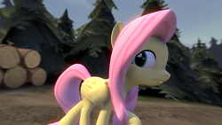 Size: 1600x900 | Tagged: safe, artist:stormtrooper1701, fluttershy, g4, 3d, female, gmod, solo