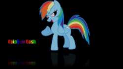 Size: 1920x1080 | Tagged: safe, artist:carb0nbrony, rainbow dash, g4, female, mosaic, solo, wallpaper