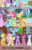 Size: 853x1333 | Tagged: safe, edit, edited screencap, screencap, applejack, fluttershy, gilda, opalescence, pinkie pie, rainbow dash, rarity, twilight sparkle, cat, earth pony, griffon, pegasus, pony, unicorn, applebuck season, feeling pinkie keen, g4, griffon the brush off, my little pony: friendship is magic, read it and weep, sonic rainboom (episode), stare master, 21st century schizoid man, blue text, female, flutterrage, insanity, king crimson, mane six, mare, messy mane, pinkamena diane pie, progressive rock, snapplejack, song reference, tiredjack, twilight snapple, unicorn twilight