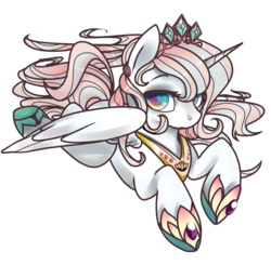 Size: 3200x3137 | Tagged: safe, artist:lelittleluna, oc, oc only, alicorn, pony, alicorn oc, solo