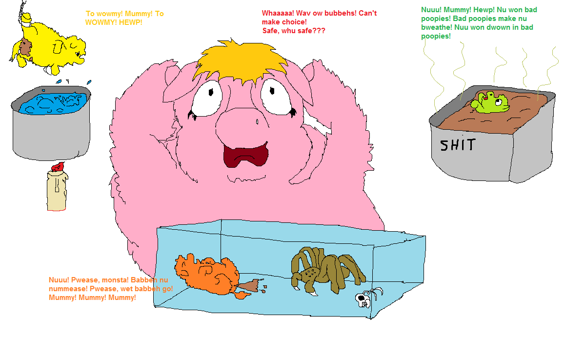 351418 grimdark, questionable, fluffy pony, spider, fluffy pony foals, fluffy pony grimdark