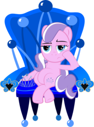Size: 629x847 | Tagged: safe, artist:magerblutooth, diamond tiara, earth pony, pony, g4, bored, female, filly, foal, simple background, solo, transparent background