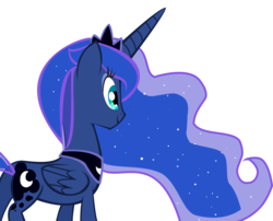 Size: 1725x1395 | Tagged: safe, artist:fufik, princess luna, alicorn, pony, g4, female, mare, simple background, solo, transparent background, vector