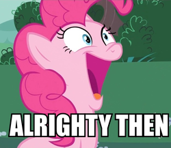 Size: 623x540 | Tagged: safe, pinkie pie, g4, ace ventura, female, image macro, solo