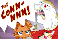 Size: 600x400 | Tagged: safe, artist:pixelkitties, bulk biceps, oc, oc:peanut bucker, trotcon, trotcon 2013, g4, khan, star trek