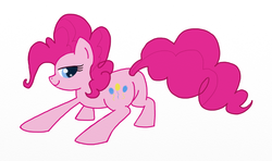 Size: 1280x758 | Tagged: safe, artist:dr-waveband, pinkie pie, g4, butt, female, plot, presenting, solo