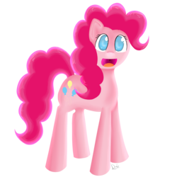 Size: 4000x4000 | Tagged: safe, artist:dragonfoorm, pinkie pie, g4, female, simple background, solo, transparent background