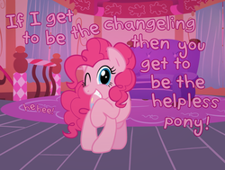 Size: 1168x882 | Tagged: safe, artist:surgicalarts, pinkie pie, female, solo, thepinkling