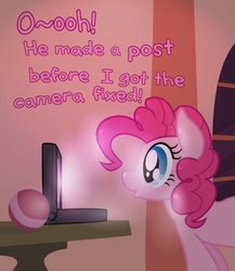 Size: 508x585 | Tagged: safe, artist:surgicalarts, pinkie pie, g4, female, solo, thepinkling