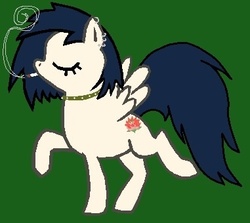 Size: 381x340 | Tagged: artist needed, safe, pegasus, pony, cigarette, nana (series), nana osaki, ponified, punk, smoking, solo