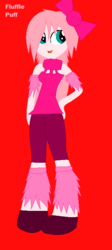 Size: 320x716 | Tagged: safe, artist:djthebat, oc, oc only, oc:fluffle puff, equestria girls, g4, equestria girls-ified, solo