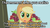 Size: 640x360 | Tagged: safe, edit, edited screencap, screencap, applejack, earth pony, pony, applebuck season, equestria girls, g4, my little pony: friendship is magic, apple, caption, female, food, image macro, solo, text, wide eyes