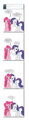 Size: 840x3488 | Tagged: safe, artist:dekomaru, pinkie pie, rarity, tumblr:ask twixie, g4, tumblr