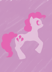 Size: 666x921 | Tagged: safe, artist:scalybeing, pinkie pie, g4, abstract, female, pink, simple background, solo