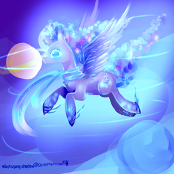 Size: 1000x1000 | Tagged: safe, artist:aquagalaxy, oc, oc only, glowing, glowing eyes, solo