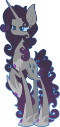 Size: 685x1438 | Tagged: safe, artist:cuttycommando, nightmare rarity, rarity, pony, unicorn, g4, female, mare, simple background, solo, transparent background