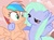 Size: 624x458 | Tagged: safe, edit, fluttershy, rainbow dash, oc, g4, hub logo, hubble, out of context, the hub