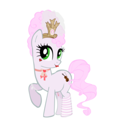 Size: 900x900 | Tagged: safe, artist:muzzen, earth pony, pony, bow, bow (instrument), clothes, emilie autumn, hat, heart, lipstick, musical instrument, ponified, simple background, socks, solo, striped socks, transparent background, vector, violin