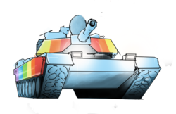 Size: 863x560 | Tagged: safe, artist:inivonwini, rainbow dash, g4, m1 abrams, simple background, tank (vehicle), transparent background