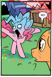 Size: 187x279 | Tagged: safe, idw, official comic, pinkie pie, ponyacci, g4, spoiler:comic, no