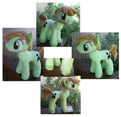 Size: 1243x1204 | Tagged: safe, artist:helgafuggly, earth pony, pony, achievement hunter, crossover, gavin free, irl, male, multiple views, outdoors, photo, plushie, stallion