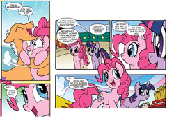 Size: 1284x916 | Tagged: safe, idw, official comic, pinkie pie, twilight sparkle, g4, spoiler:comic